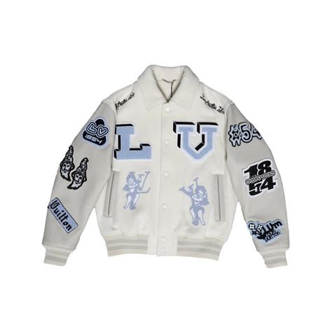 lv varsity jacket white price|lv varsity jacket pandabuy.